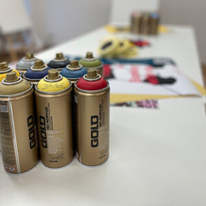 verschiedene hochwertige Graffiti Spraydosen